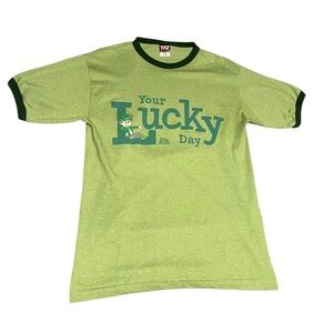 Vintage 2007 Y2K Lucky Charms “Your Lucky Day”  Ringer Tee